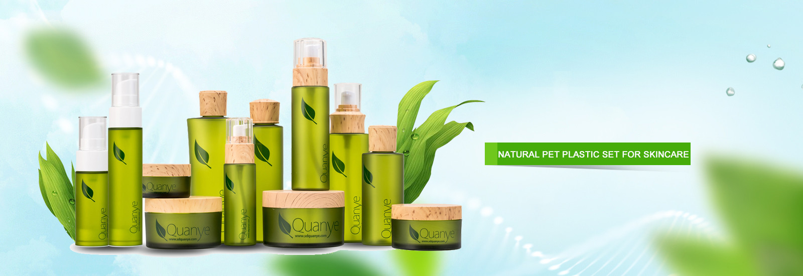 jakość Bursztynowe butelki kosmetyczne fabryka